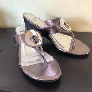 IMPO Silver Sandals Size 7.5
